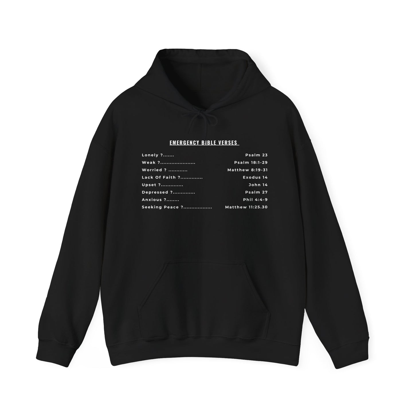 Emergency Verses (Adult ) -Unisex Hoodie