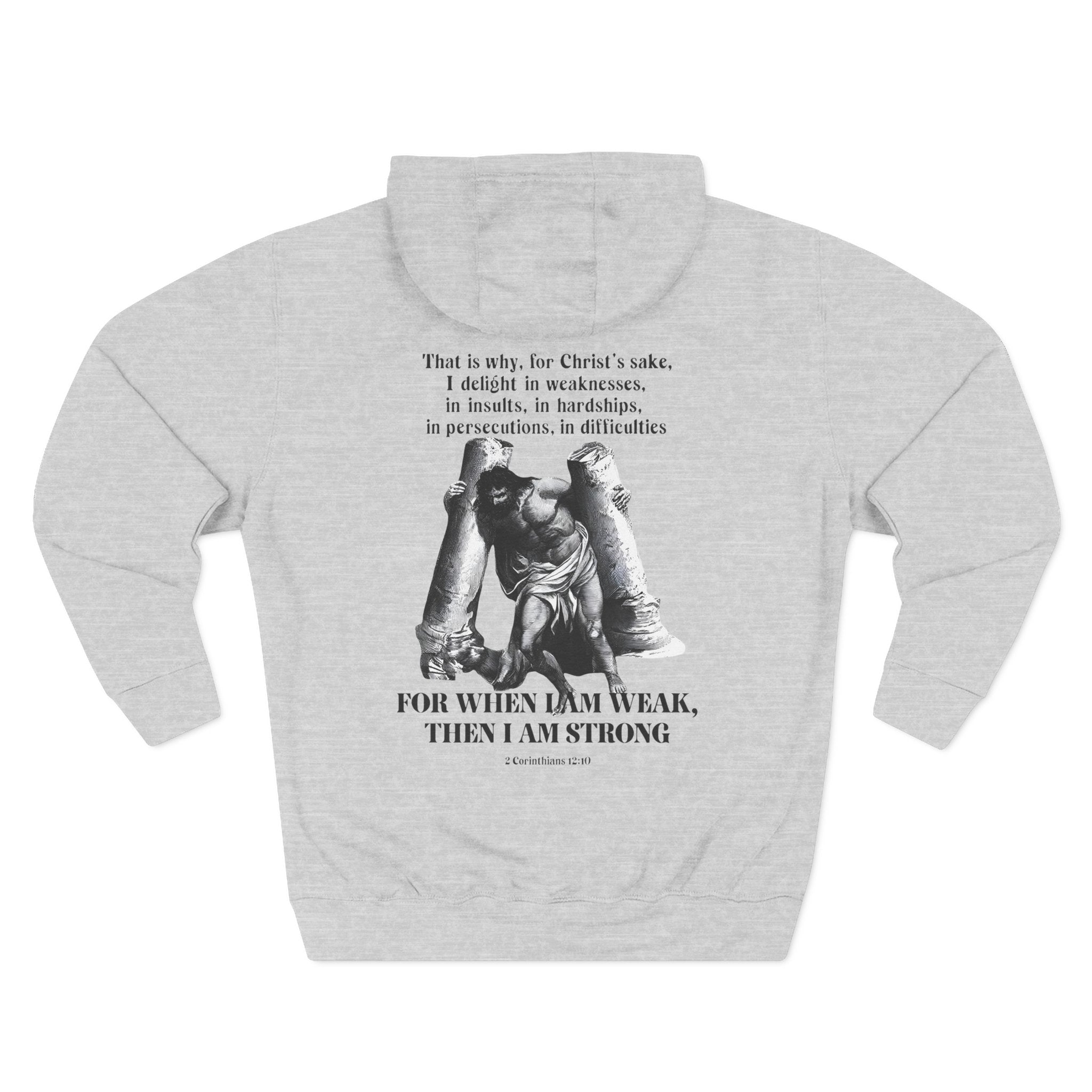 2 Corinthians 12:10 - Hoodie