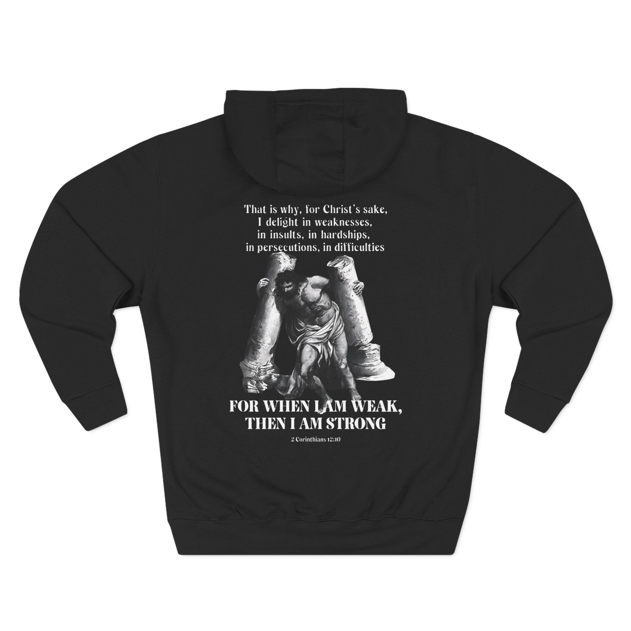 2 Corinthians 12:10 - Hoodie