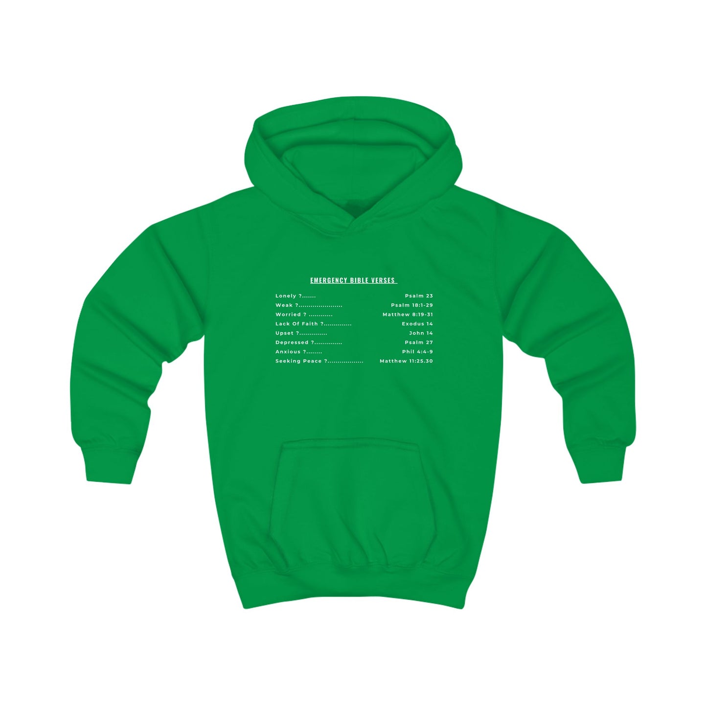 Emergency Verses (Kids) - Unisex Hoodie