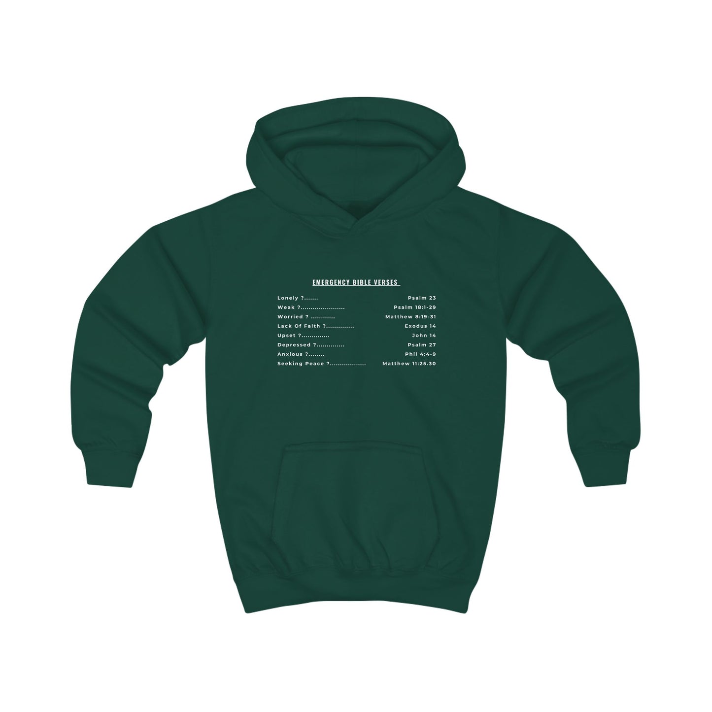 Emergency Verses (Kids) - Unisex Hoodie